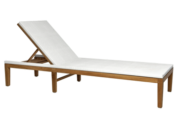 FIJI - Recliner synthetic fibre sun lounger by Il Giardino di Legno - view 2